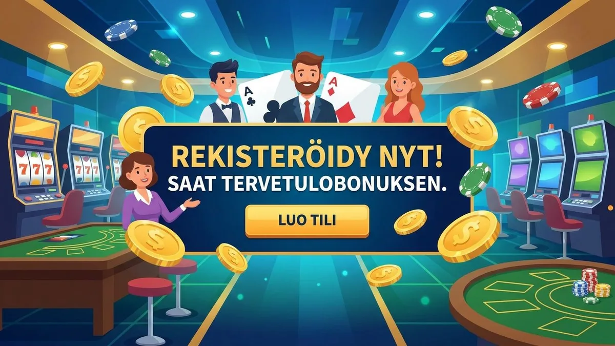 Rekisteröidy bonuksen kanssa